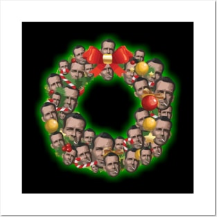 John McClane Die Hard Multiface Christmas Wreath Posters and Art